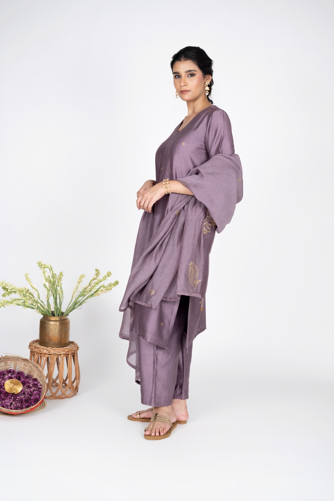 Rivaayat Mauve kurta set