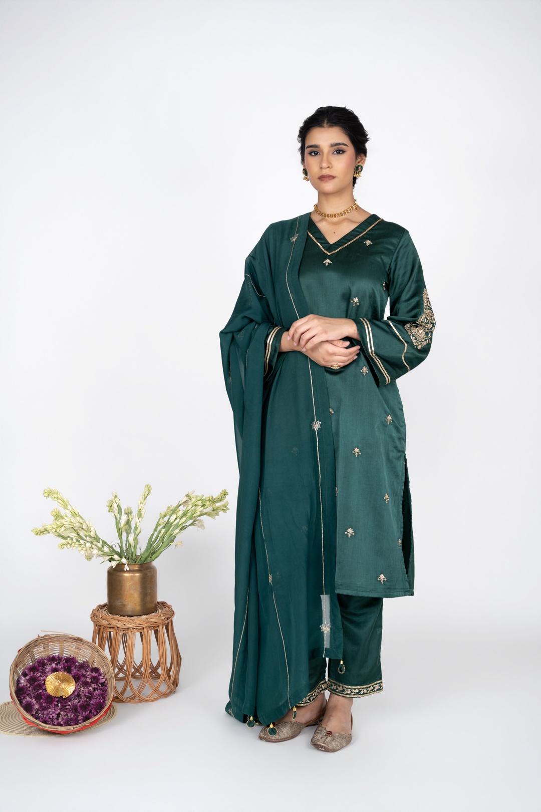 Zeen Emerald kurta Set